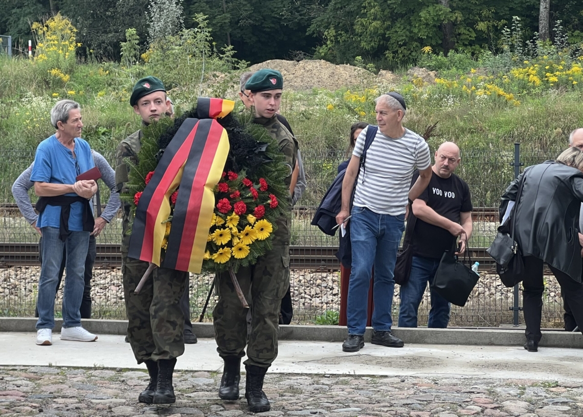 79. rocznica likwidacji Litzmannstadt Getto. Uroczystości na stacji Radegast [ZDJĘCIA, WIDEO]