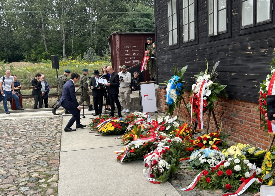 79. rocznica likwidacji Litzmannstadt Getto. Uroczystości na stacji Radegast [ZDJĘCIA, WIDEO]