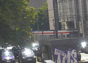 zatrzymanie ruchu tramwajów linii 1