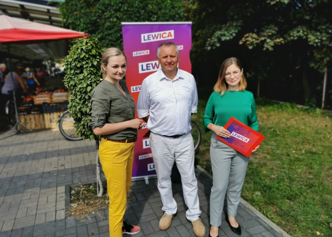 Lewica rozpoczęła zbiórkę podpisów w Sieradzu