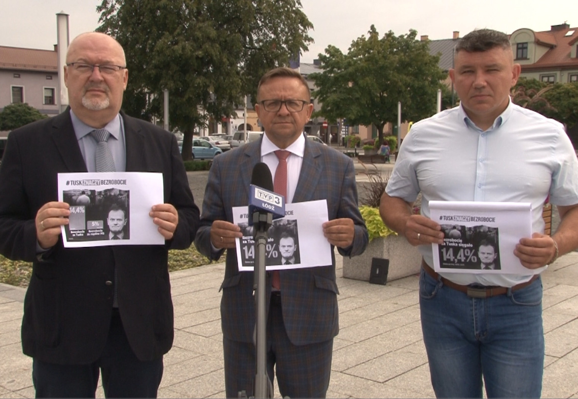 TUSK znaczy bezrobocie. Politycy PiS-u o procesie wyborczym