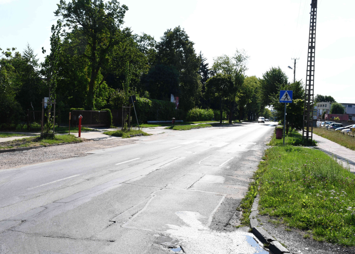 Remont ulicy Wojska Polskiego w Piotrkowie Trybunalskim