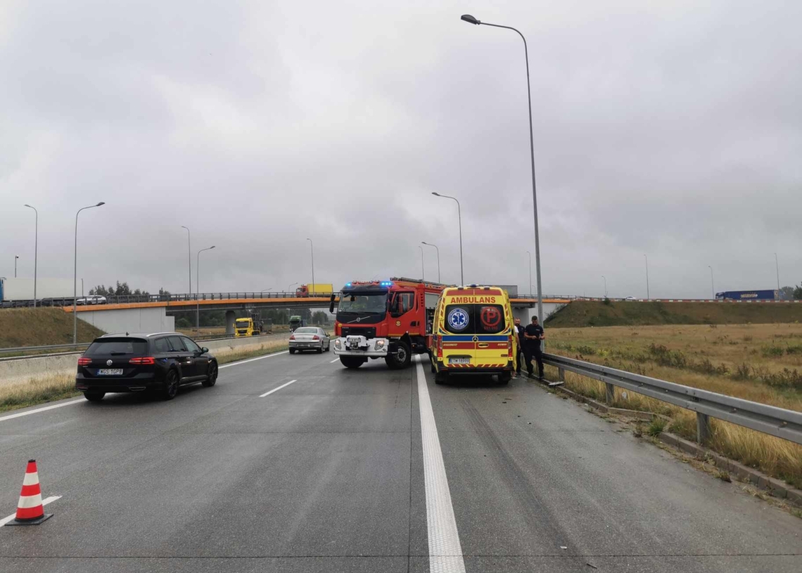 Śmiertelny wypadek na A1 pod Tuszynem
