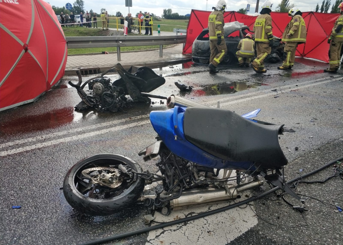Śmiertelny wypadek na DK92 pod Łowiczem