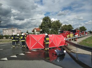 Śmiertelny wypadek na DK92 pod Łowiczem