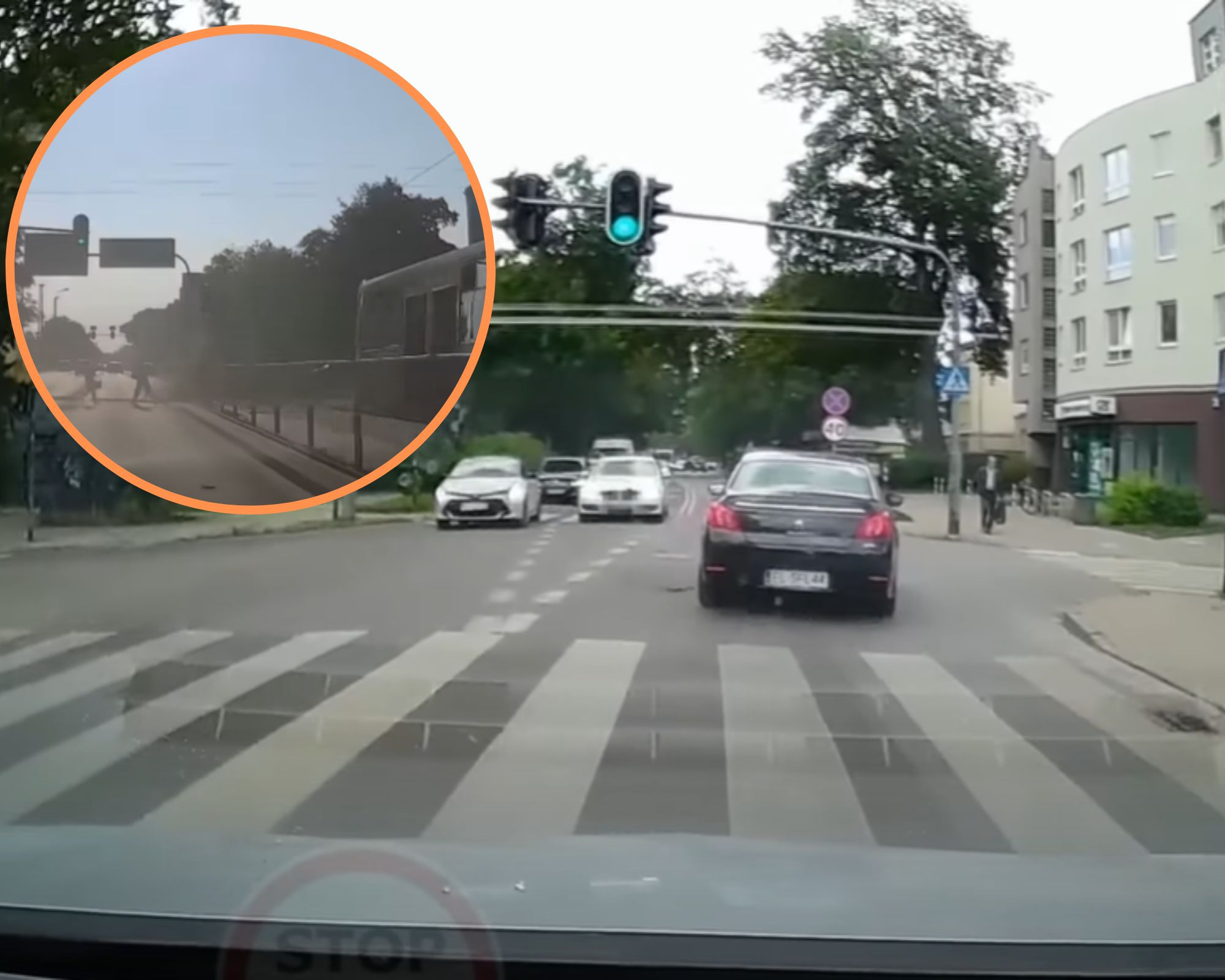 O krok od tragedii na Bałutach