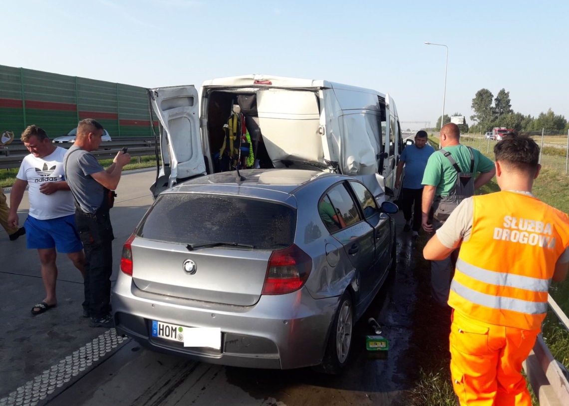 Wypadek na S8