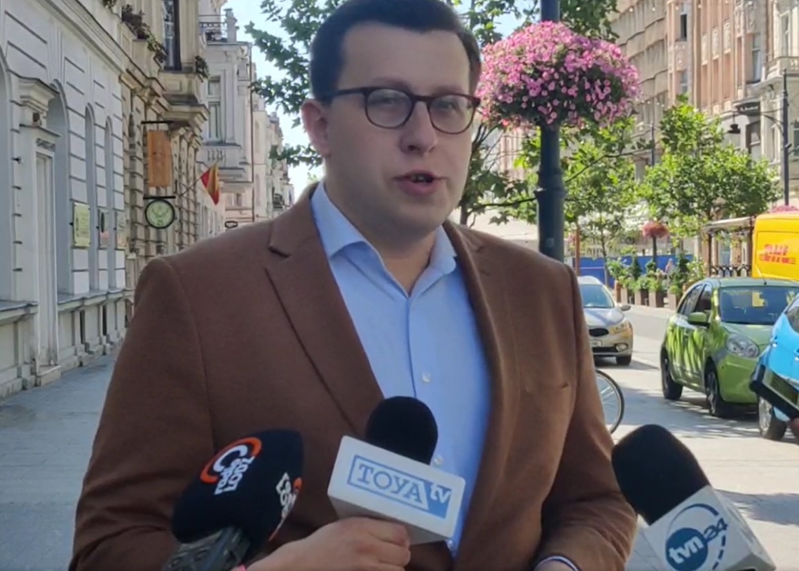 Wybory 2023. Tomasz Grabarczyk: jako poseł będę dążył do likwidacji podatku od środków transportowych 1 Tomasz Grabarczyk, lider Konfederacji w Łodzi