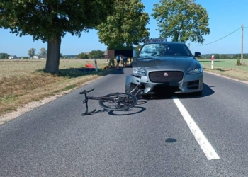 Śmiertelne potrącenie rowerzysty w powiecie piotrkowskim