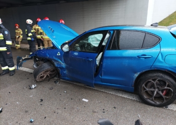 Wypadek na S8 w kierunku Wrocławia