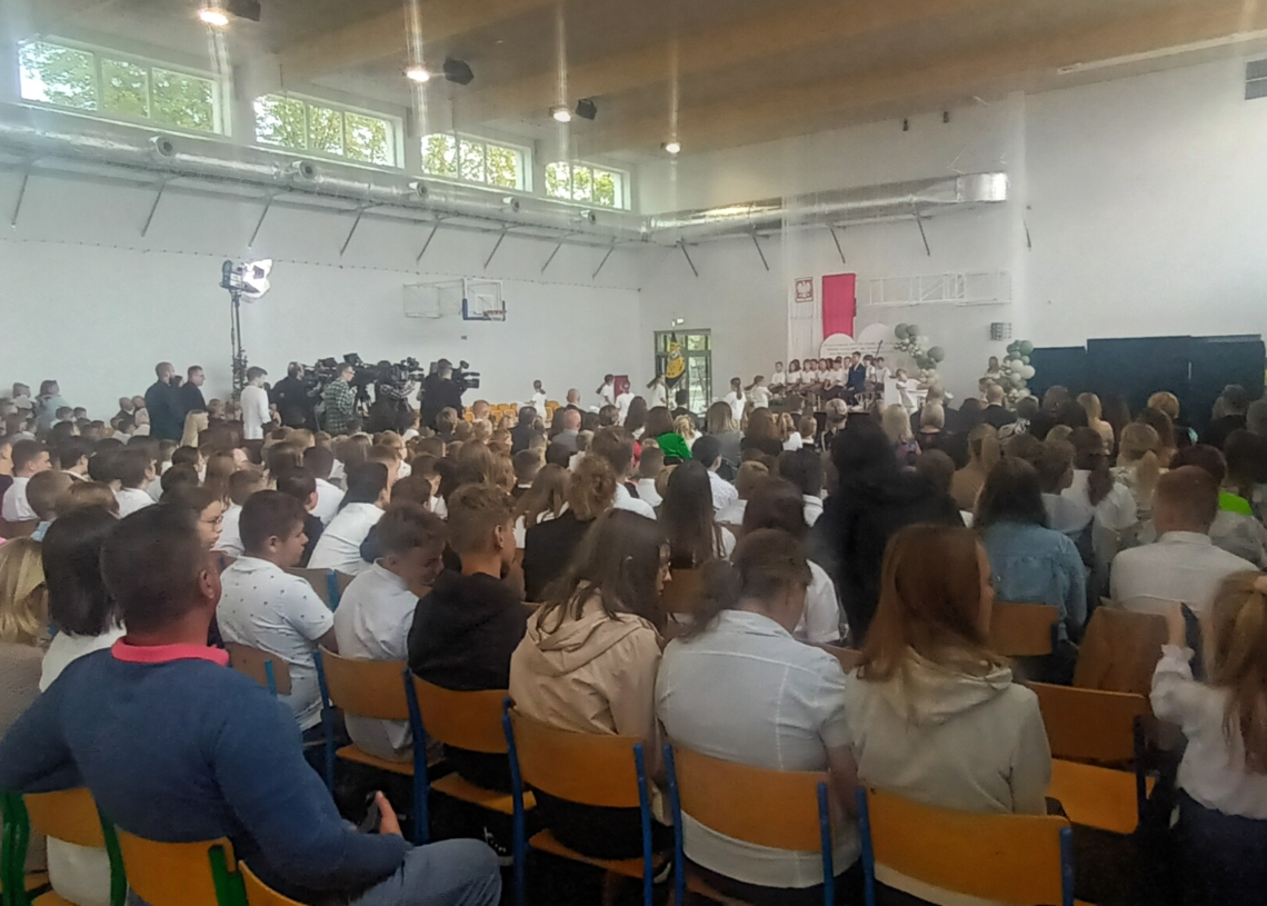 Nowa hala sportowa w szkole podstawowej w Rokicinach