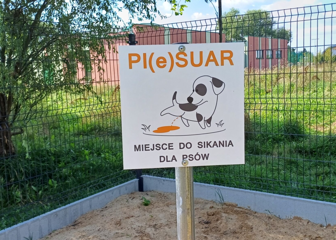 Plac zabaw dla zwierząt w Tomaszowie Mazowieckim. Fot.: Monika Gosławska