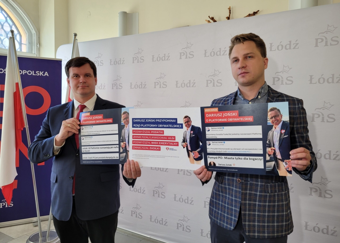 Konferencja polityków PiS