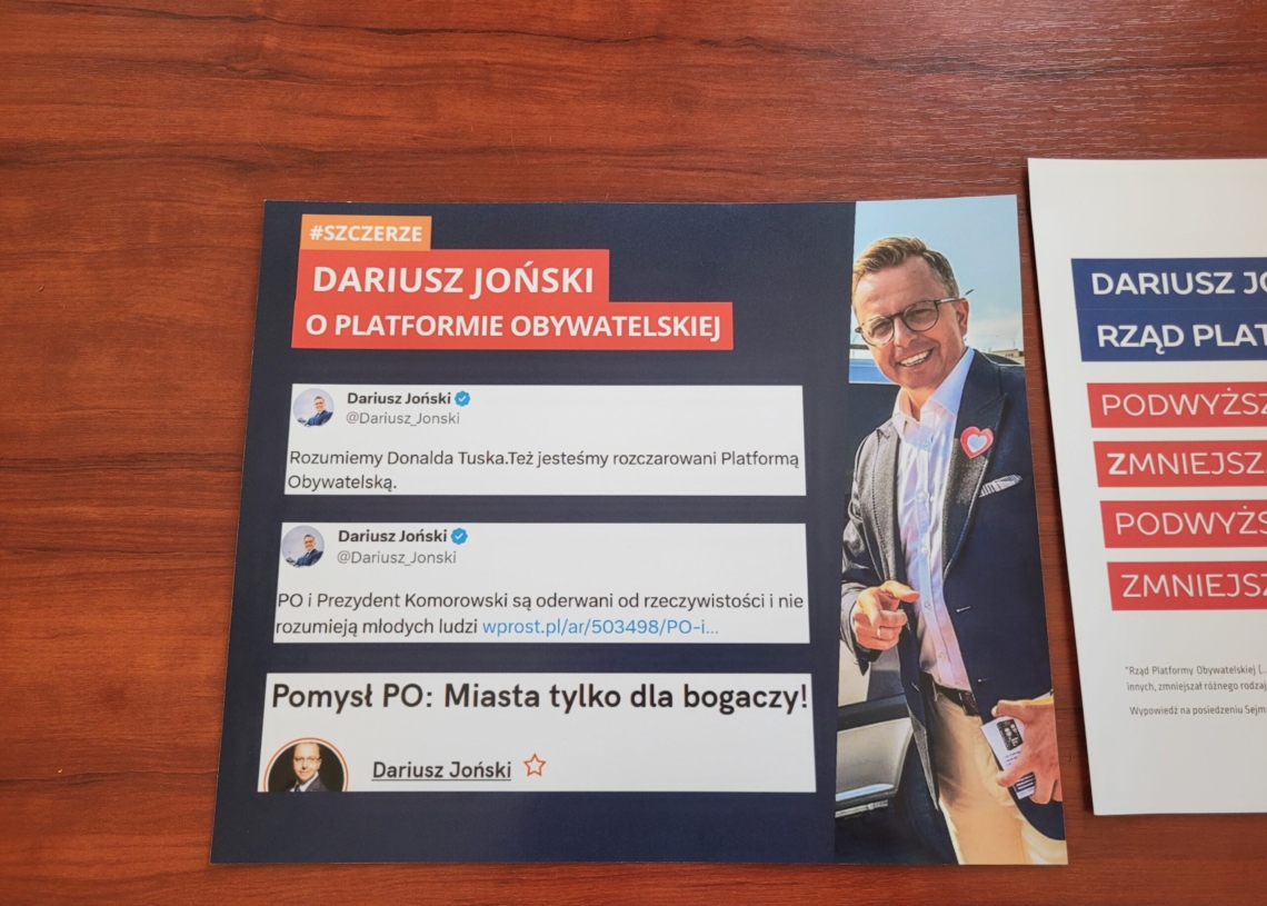 Konferencja polityków PiS