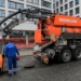Autobusy MPK-Łódź nie jeżdżą na ul. Kalinowej w Łodzi. Powodem awaria wodociągowa