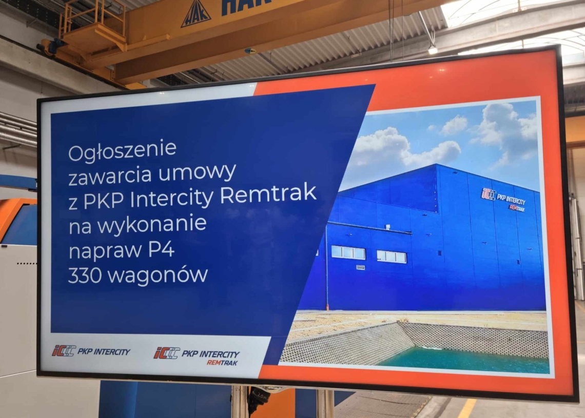 330 wagonów wyremontuje zakład w Libiszowie dla PKP Intercity
