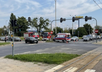 wypadek na alei Włókniarzy