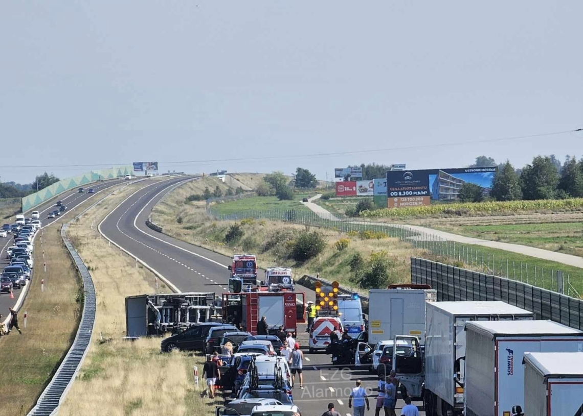 Wypadek na A2