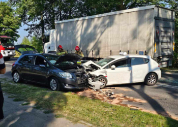 Kolizja na ulicy Brzezińskiej