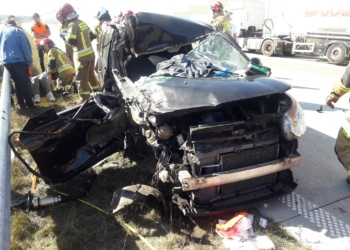 Wypadek na A1 w kierunku Katowic