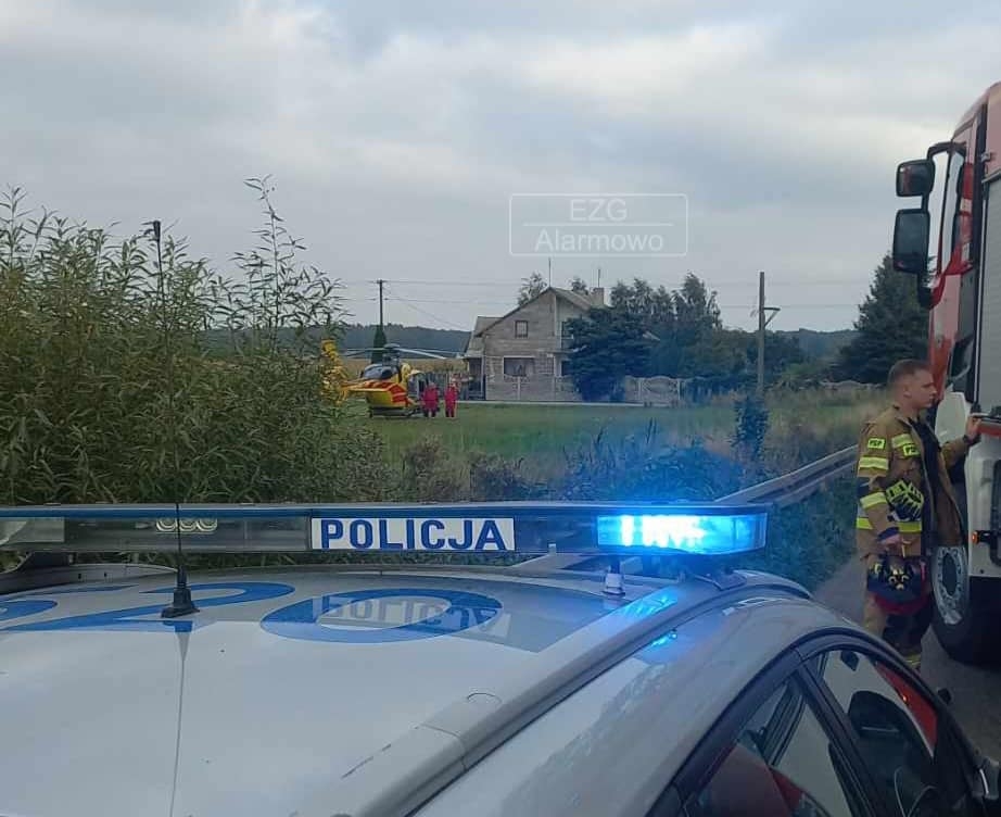 Tragiczny wypadek w Woli Lubiankowskiej (powiat zgierski) 1 wypadek w Woli Lubiankowskiej