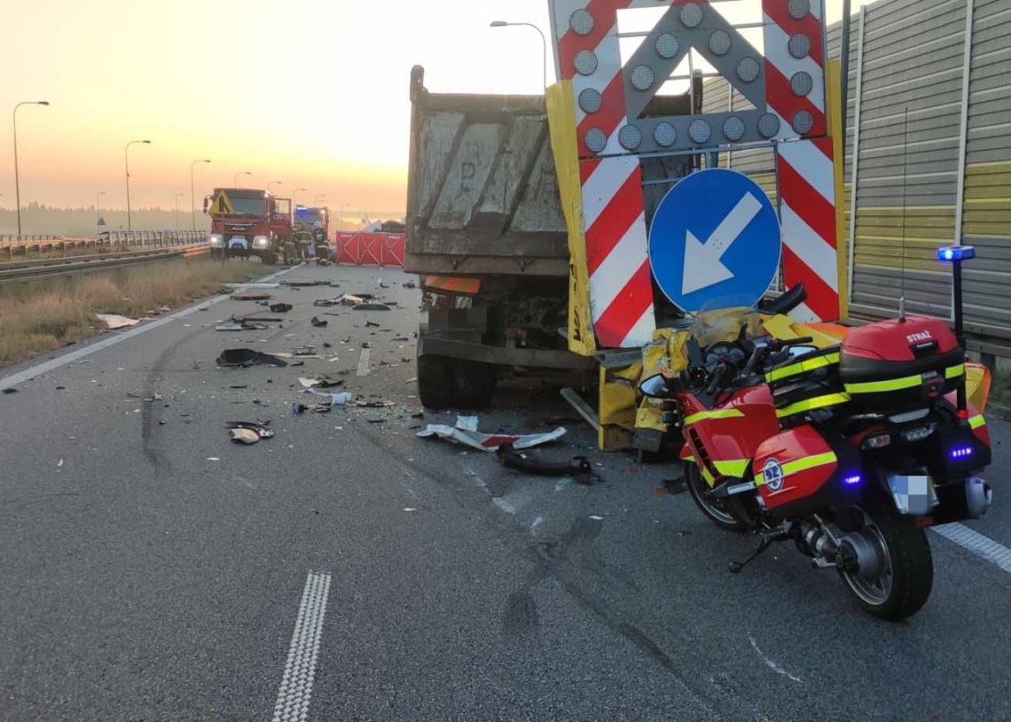 Śmiertelny wypadek na S8