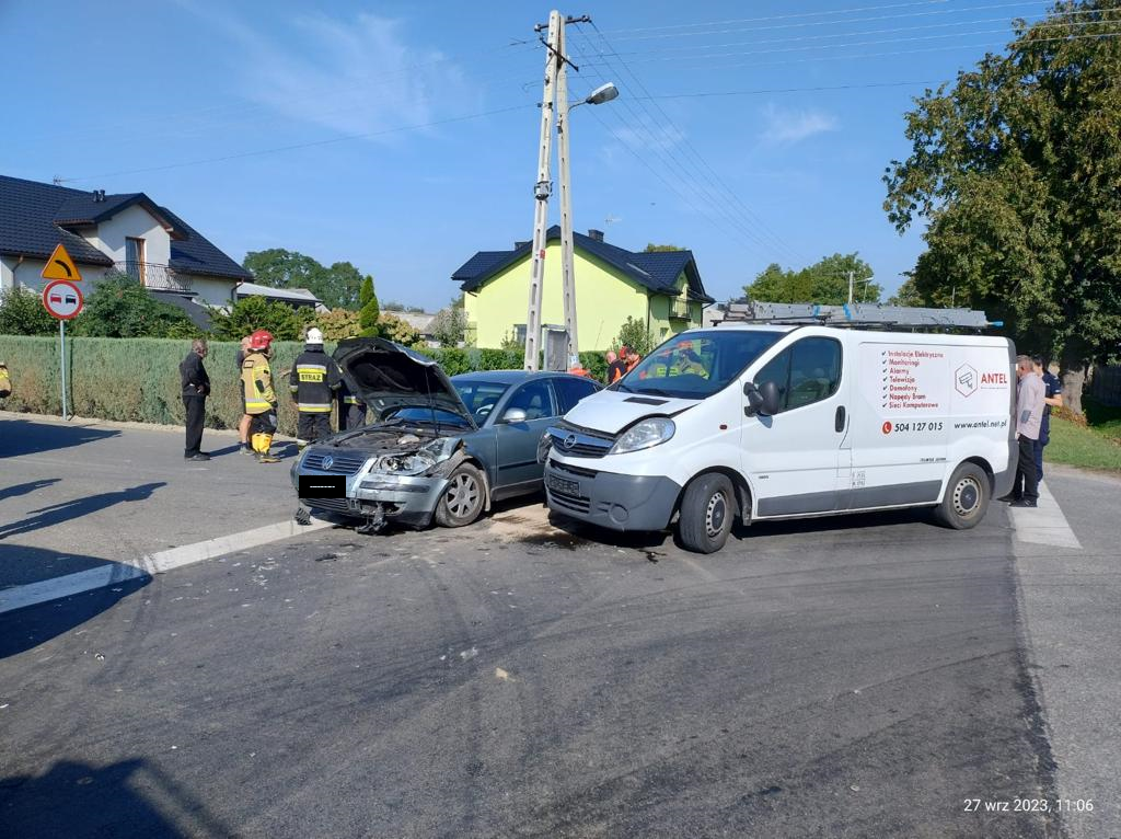 Wypadek w miejscowości Kościerzyn