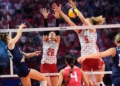 Eliminacje do Olimpiady Siatkowka kobiet Polska USA.33