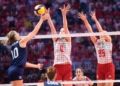 Eliminacje do Olimpiady Siatkowka kobiet Polska USA.35