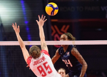 Eliminacje do Olimpiady Siatkowka kobiet Polska USA.52