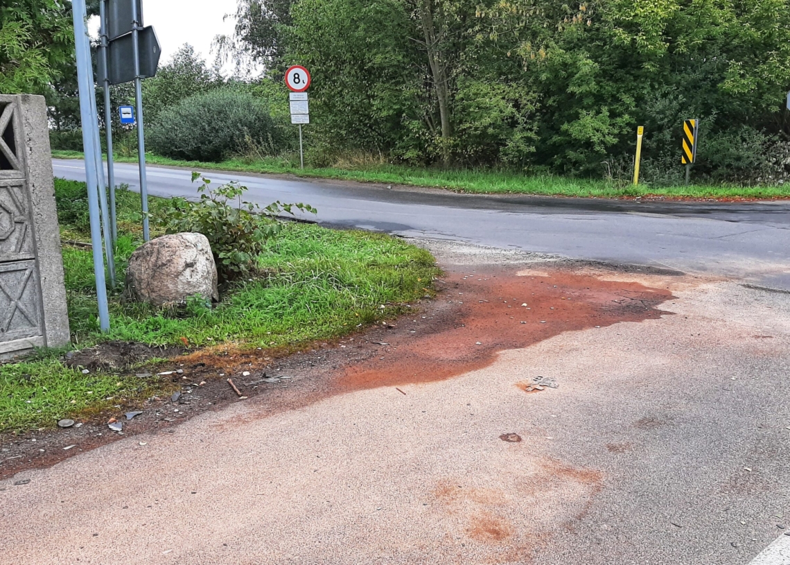 Feralne skrzyżowanie w Jastrzębiu Górnym