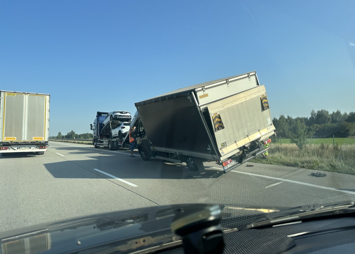 Kolizja na A1. Utrudnienia w ruchu w kierunku Gdańska