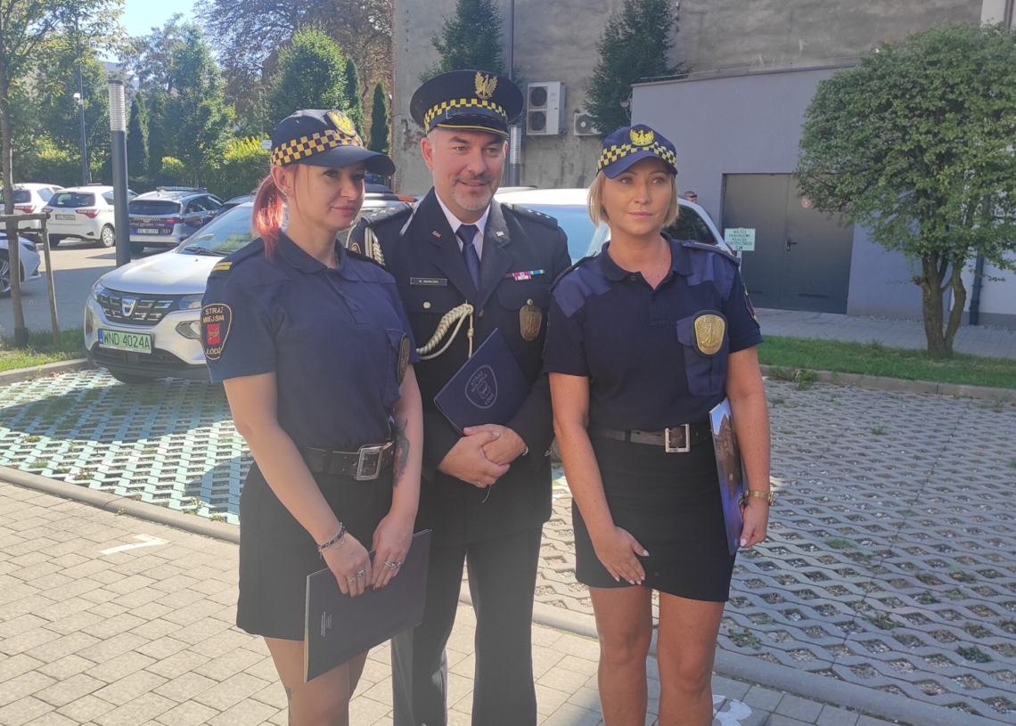 Obchody Święta Straży Miejskiej w Łodzi. Awansowano 55 funkcjonariuszy [ZDJĘCIA]