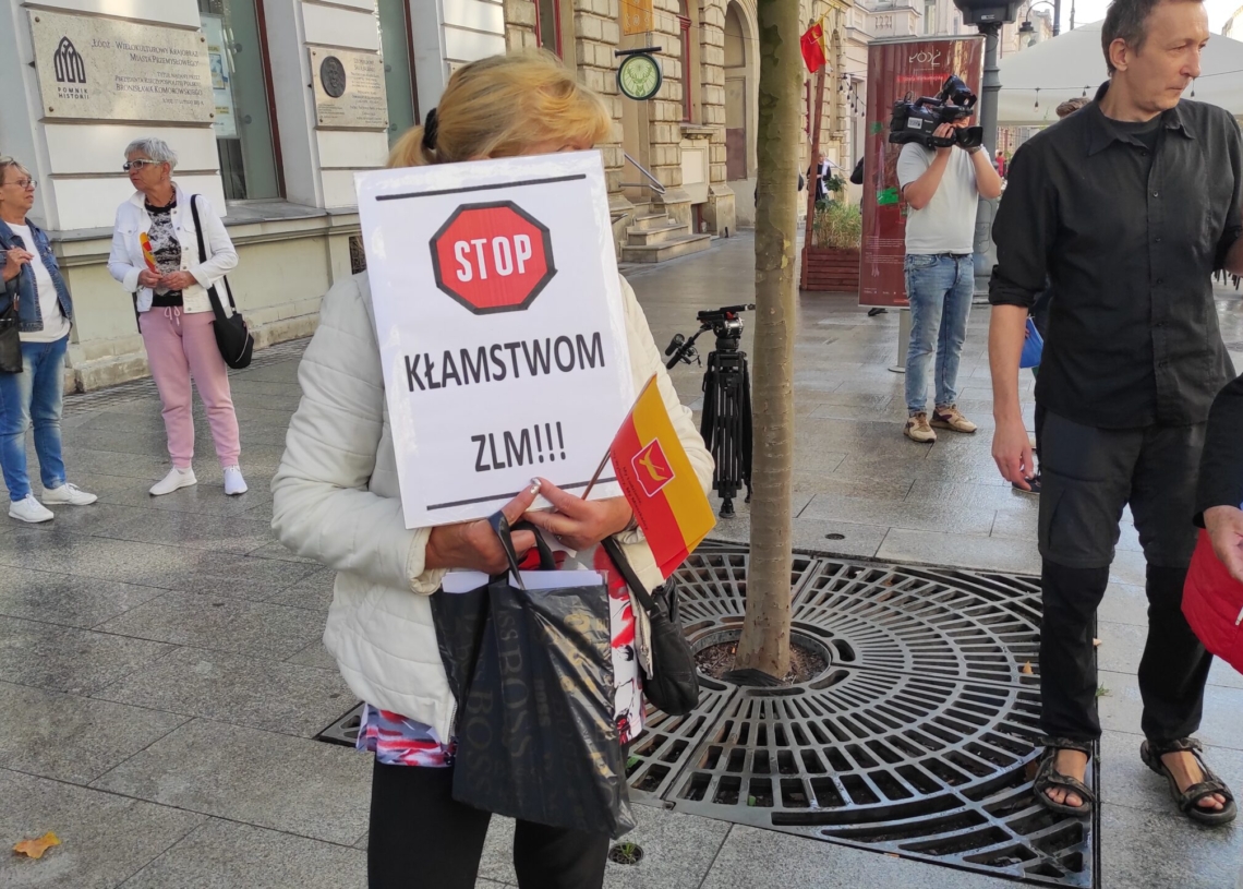 Protest Łódzkiego Stowarzyszenia Lokatorów. Przeciw dotkliwym skutkom polityki mieszkaniowej
