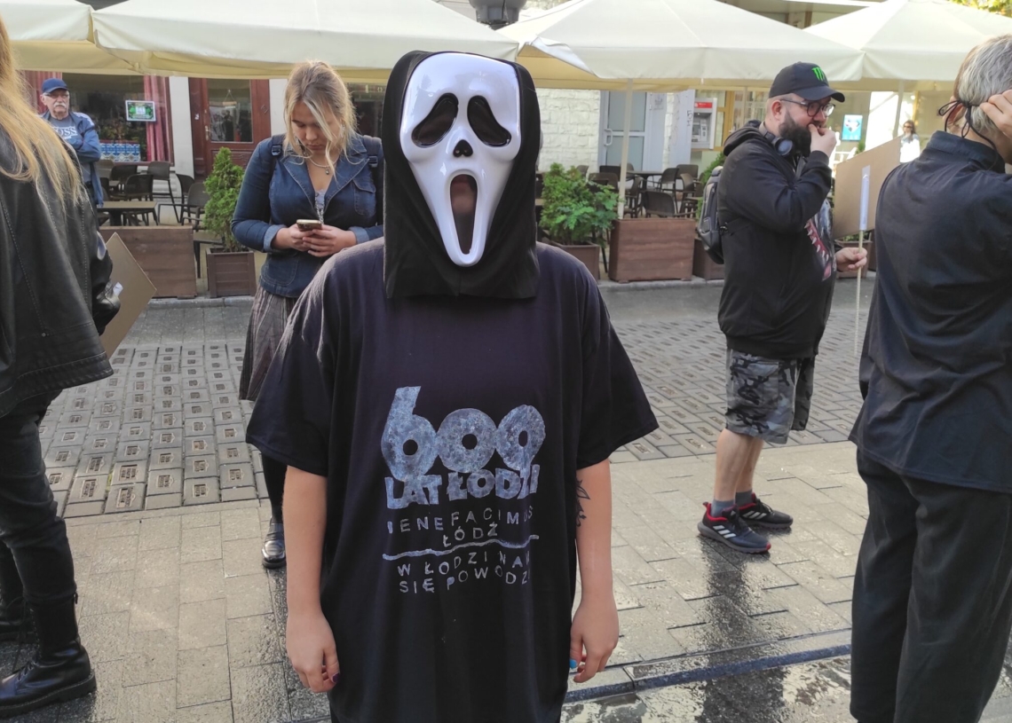 Protest Łódzkiego Stowarzyszenia Lokatorów. Przeciw dotkliwym skutkom polityki mieszkaniowej