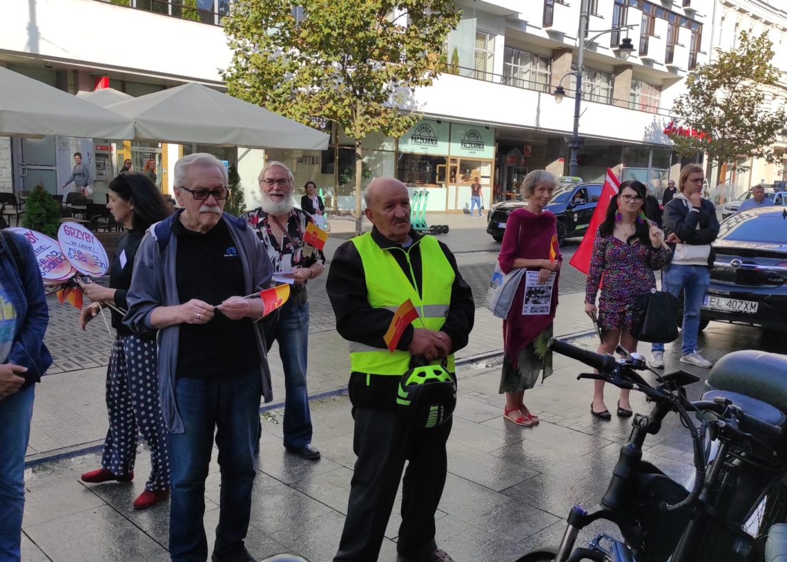 Protest Łódzkiego Stowarzyszenia Lokatorów. Przeciw dotkliwym skutkom polityki mieszkaniowej