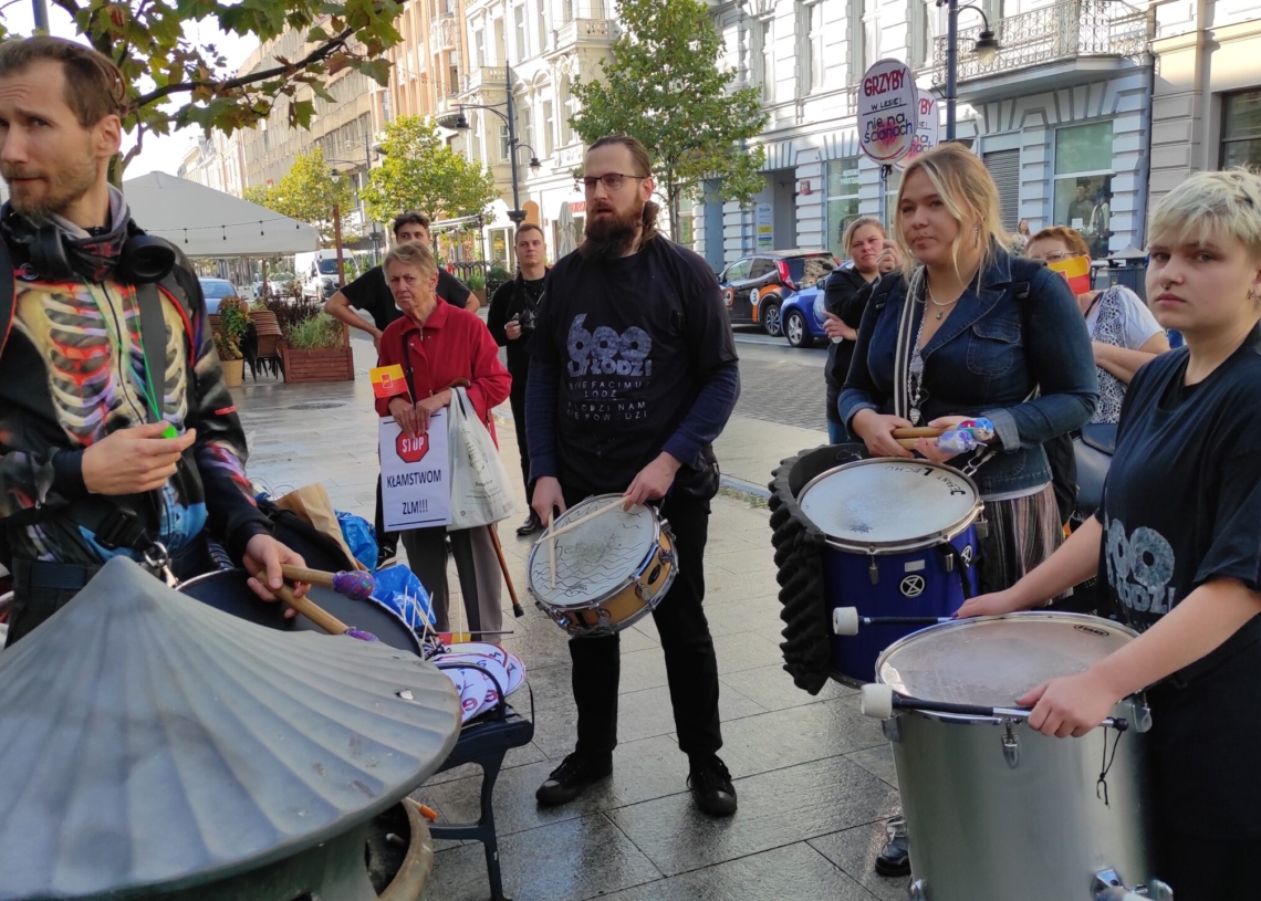 Protest Łódzkiego Stowarzyszenia Lokatorów. Przeciw dotkliwym skutkom polityki mieszkaniowej