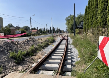 przebudowa trasy tramwajowej