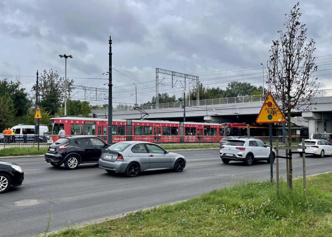 Zderzenie tramwajów. Zatrzymanie ruchu tramwajowego na al. Bandurskiego na 2,5 godziny