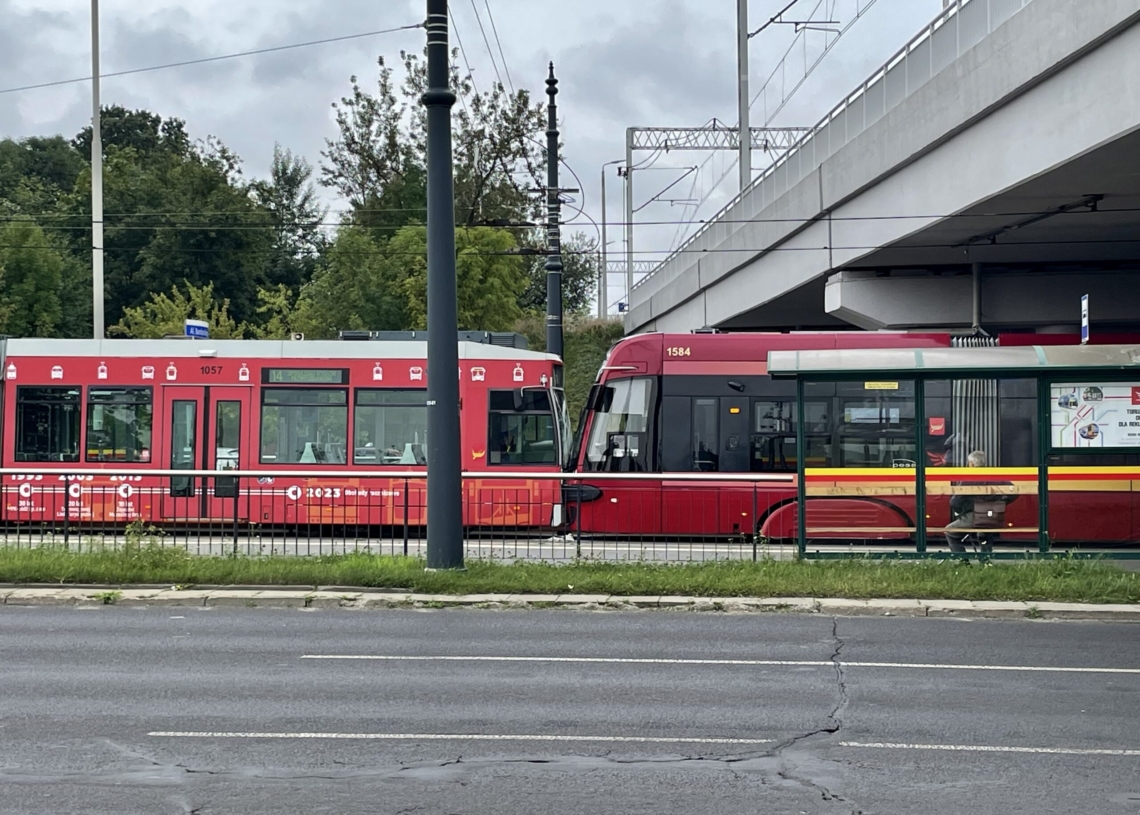 zatrzymanie ruchu tramwajowego na al. Bandurskiego