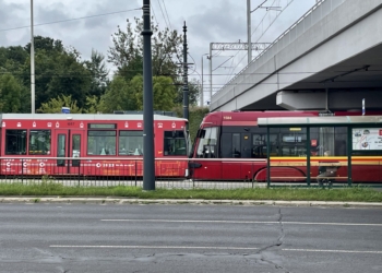 zatrzymanie ruchu tramwajowego na al. Bandurskiego