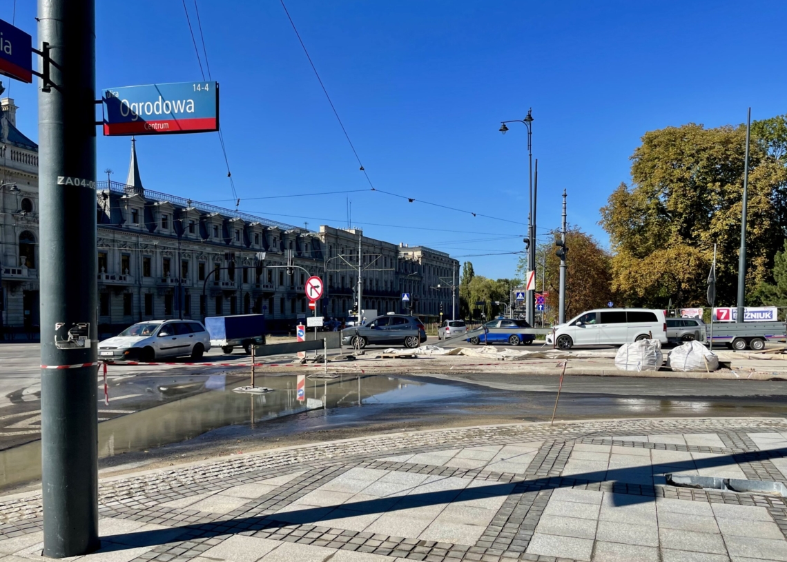 Modernizacja ulicy Północnej. Trwa budowa kratownicy przy ulicy Nowomiejskiej