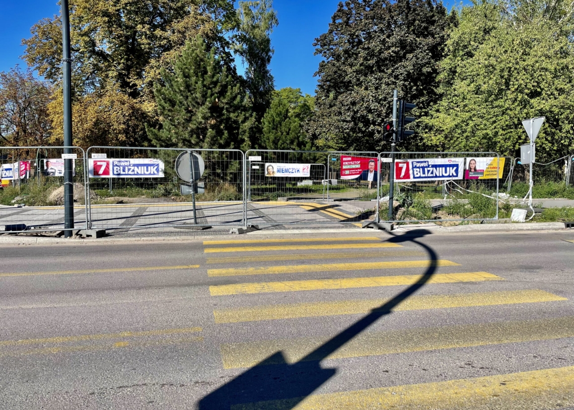 Modernizacja ulicy Północnej. Trwa budowa kratownicy przy ulicy Nowomiejskiej