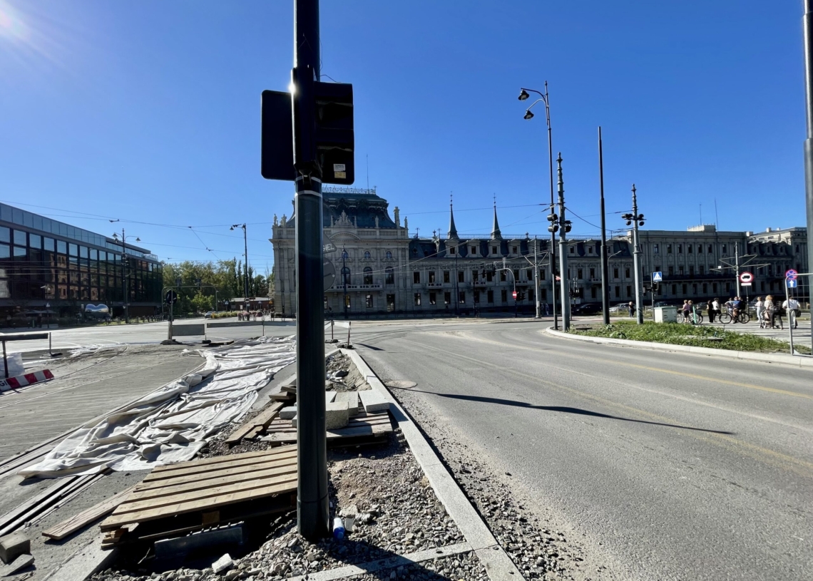 Modernizacja ulicy Północnej. Trwa budowa kratownicy przy ulicy Nowomiejskiej