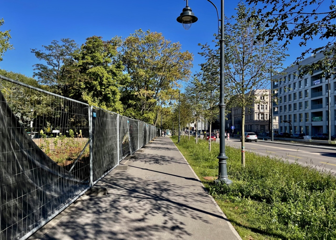 Modernizacja ulicy Północnej. Trwa budowa kratownicy przy ulicy Nowomiejskiej