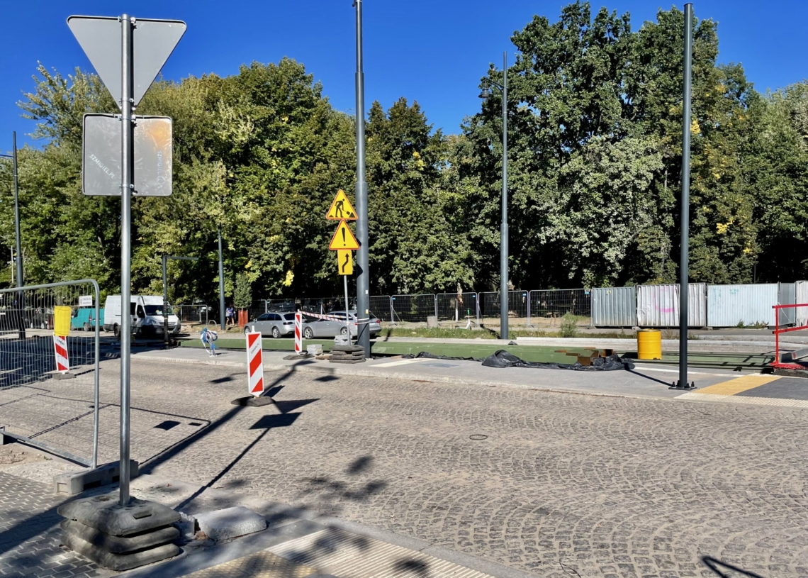 Modernizacja ulicy Północnej. Trwa budowa kratownicy przy ulicy Nowomiejskiej