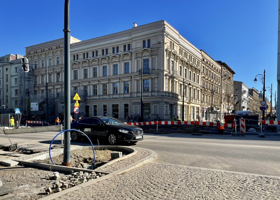 Modernizacja ulicy Północnej. Trwa budowa kratownicy przy ulicy Nowomiejskiej