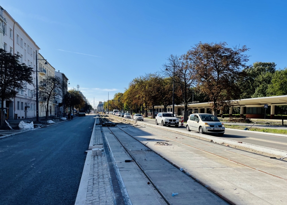 Modernizacja ulicy Północnej. Trwa budowa kratownicy przy ulicy Nowomiejskiej