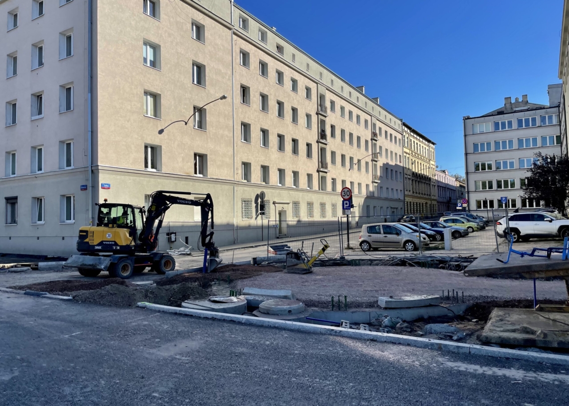 Modernizacja ulicy Północnej. Trwa budowa kratownicy przy ulicy Nowomiejskiej
