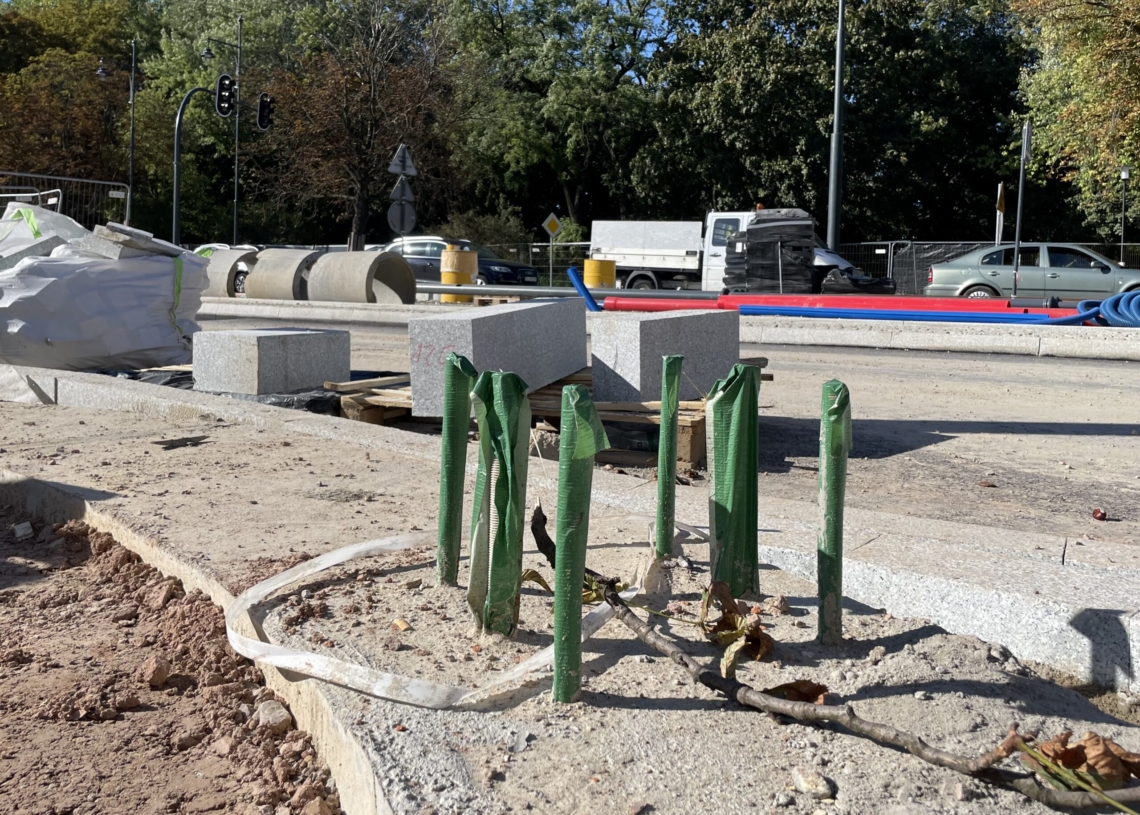 Modernizacja ulicy Północnej. Trwa budowa kratownicy przy ulicy Nowomiejskiej